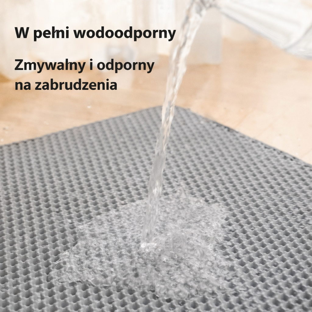 Mata pod kuwetę dla kota
