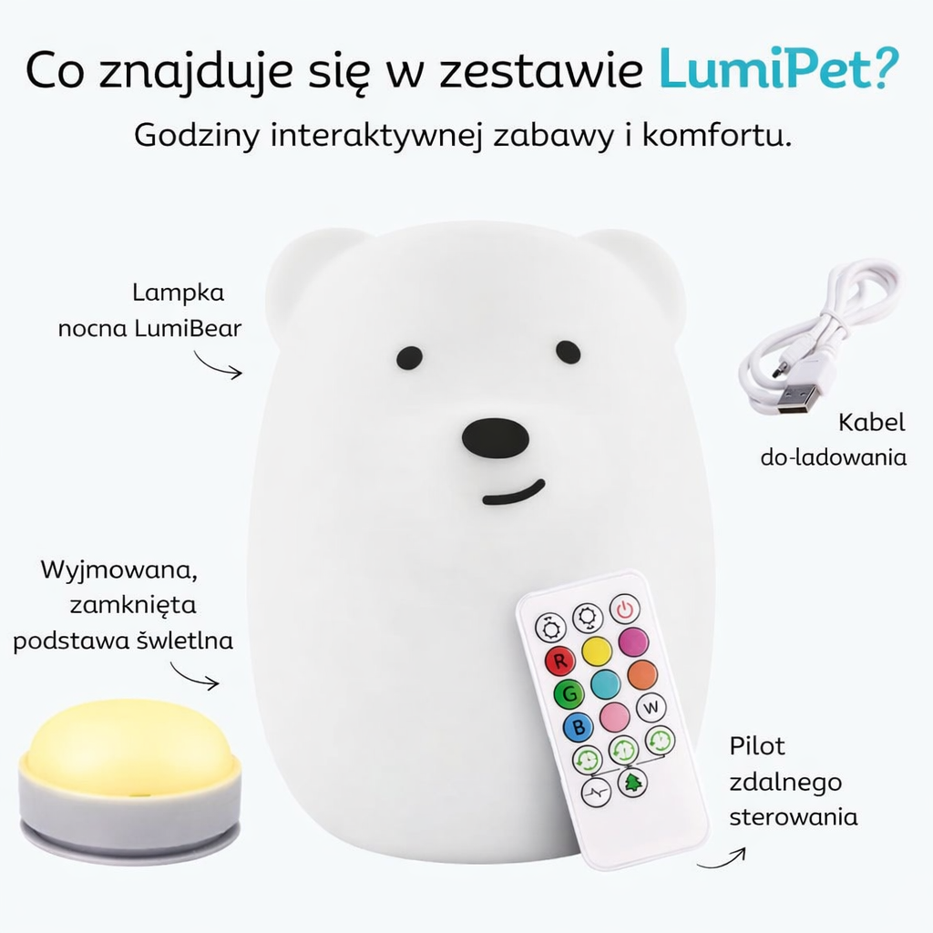 Lampka nocna – Urocze Zwierzątka